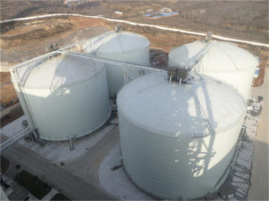 湖南5000吨立式粉煤灰储存罐